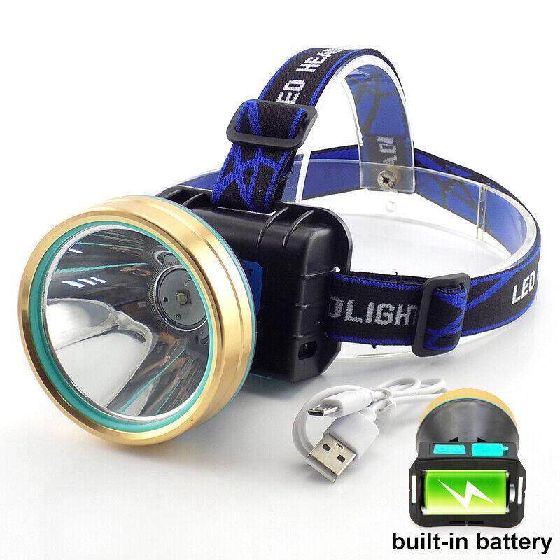 Ultra-Bright 25W Rechargeable LED Headlamp