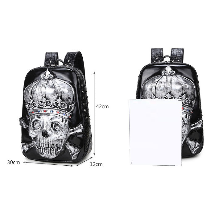 Personality Skull Creative Punk Backpack For Women