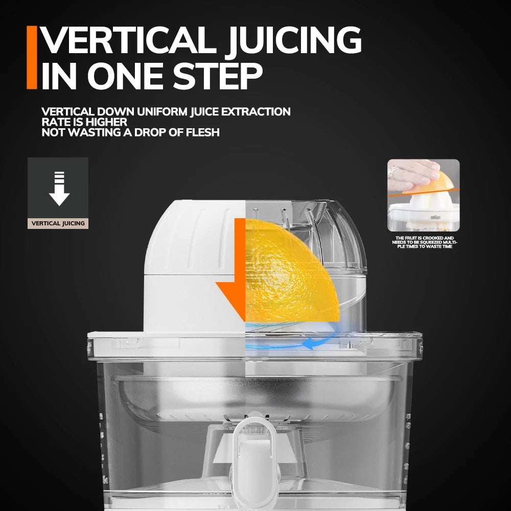 Stainless Steel Electric Citrus Juicer: Power-Packed Juice Extractor