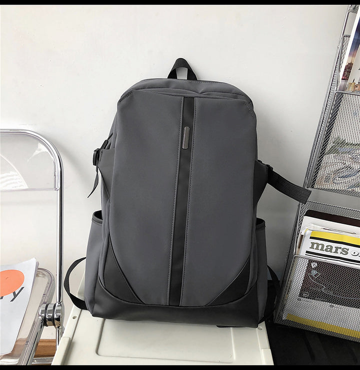 Fashion Simple Large Capacity Solid Color Backpack