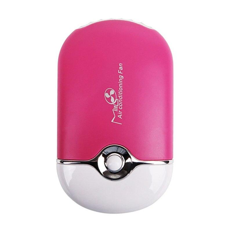 USB Rechargeable Mini Eyelash Fan with Multi-Angle Bracket and Cooling Sponge