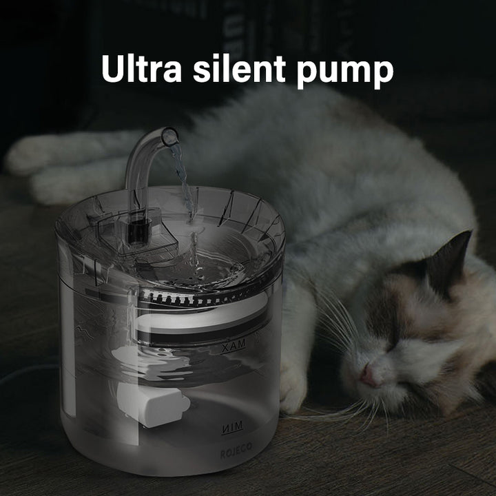 Automatic Cat Water Fountain with Dual Flow Modes and Smart Sensor
