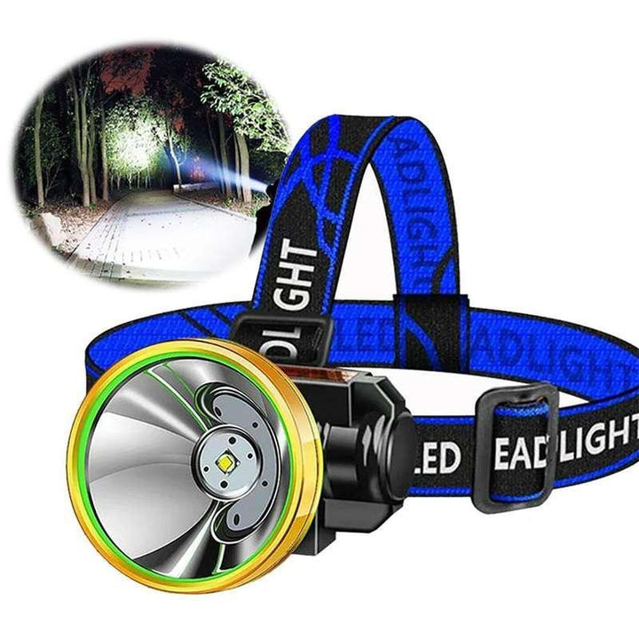Ultra-Bright 25W Rechargeable LED Headlamp