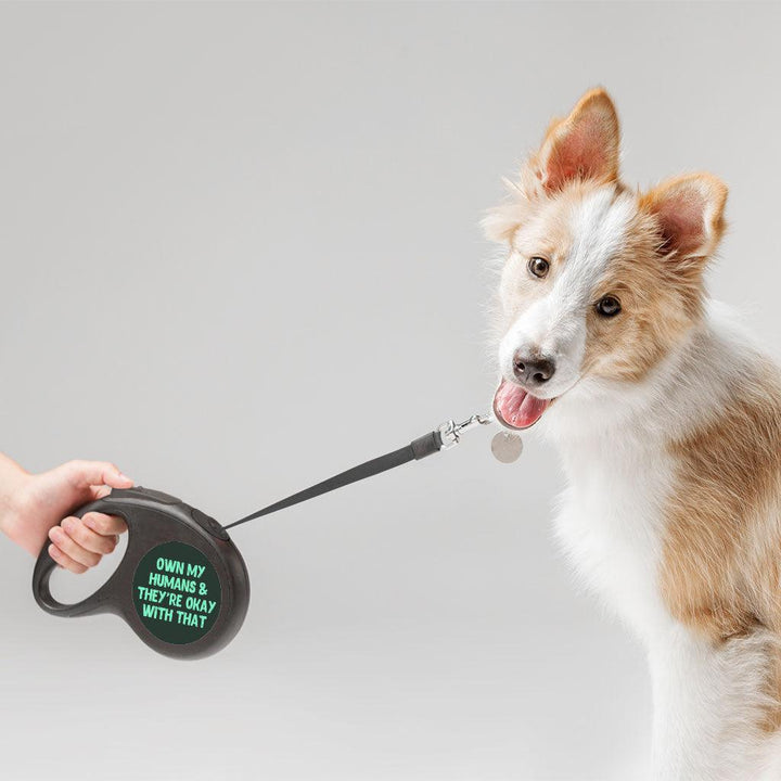 Funny Retractable Pet Leash - Printed Leash - Cool Dog Leash - MRSLM