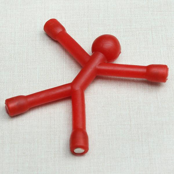 Mini Q-Man Magnet Novelty Curiously Awesome Gift Cute Rubber Man Magnetic Toys - MRSLM