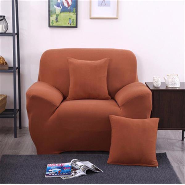 Three Seater Solid Colors Textile Spandex Strench Elastic Sofa Couch Cover Furniture Protector - MRSLM