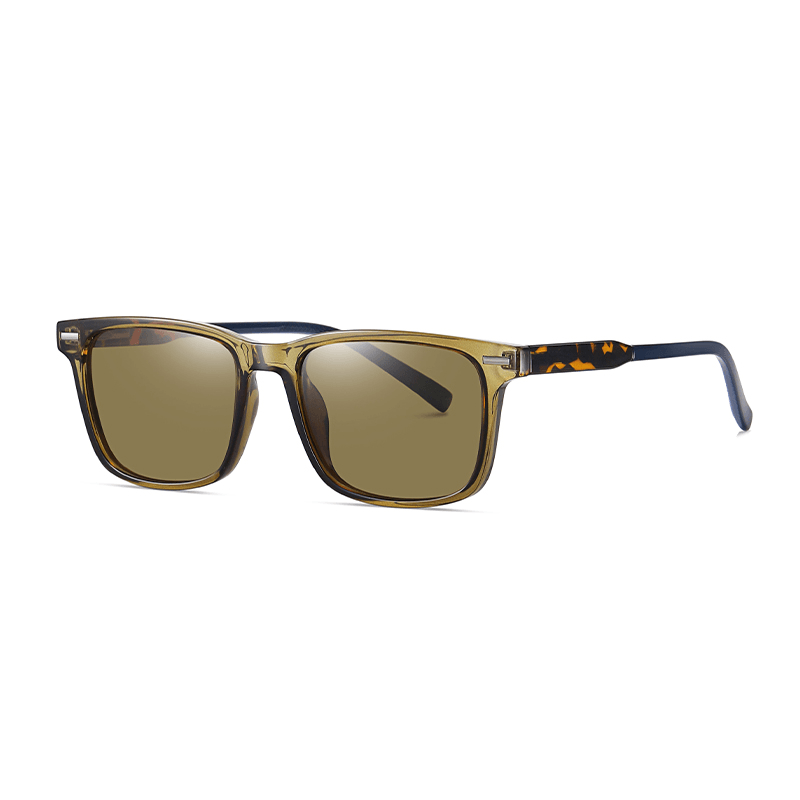 New Polarized Men'S Box Sunglasses Classic Spring Leg Glasses - MRSLM