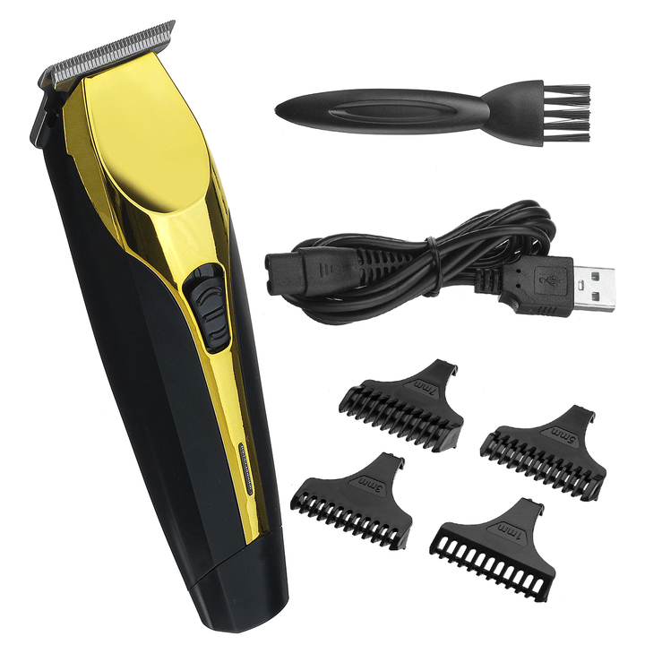 8 in 1 Multifunctional Electric Hair Clipper Rechargeable Hair Trimmer Stainless Steel Shaving Beard Rechargeable Razor with Adjustable Blade - MRSLM