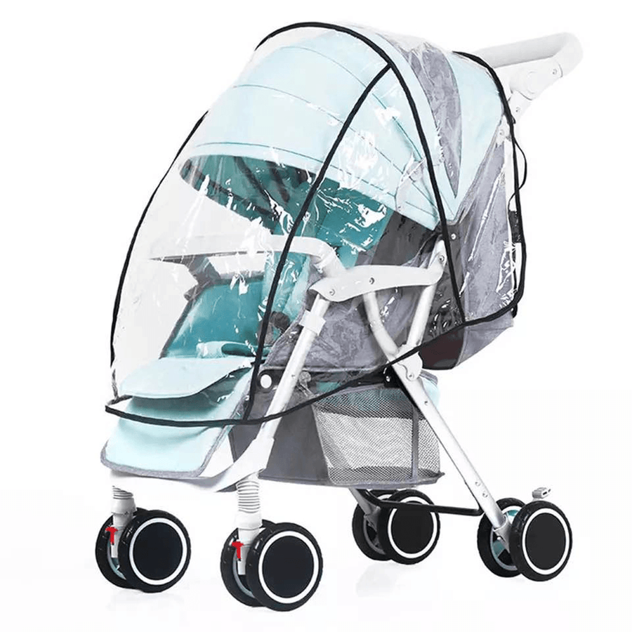 Baby Stroller Universal Rain Cover Sunproof Tool Skylight Shade Waterproof Cover for Kids Cart Protection - MRSLM