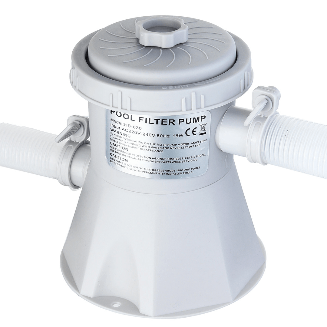 110V 330 GPH Flowclear Water Filter Pump System for above Ground Swimming Pool 2 Hose Pond Filter Pumps - MRSLM