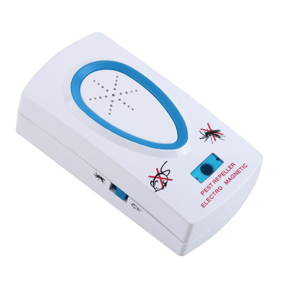 Electrical Mosquito Dispeller Ultrasonic Pest Repeller for Mouse Rat Bug Insect Rodent Control - MRSLM