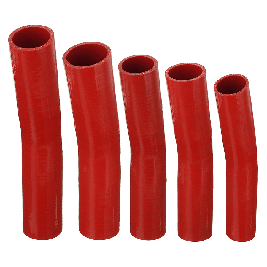 Auto Silicone Hoses Rubber 15 Degree Elbow Bend Hose Air Water Coolant Joiner Pipe Tube - MRSLM