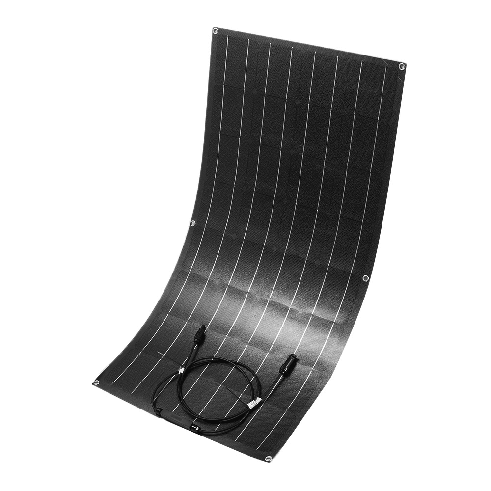 18V 100W Sunpower Semi-Flexible Solar Panel Monocrystalline Silicon Laminated Solar Panel 1050*540Mm - MRSLM