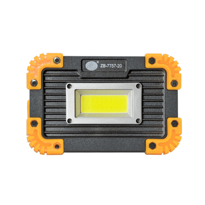 XANES® 3-Modes 350LM Waterproof COB LED Floodlight USB Charging Outdoor Spot Work Lamp Camping Portable Searchlight - MRSLM