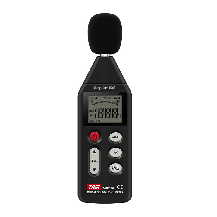 TASI® TA8152A Noise Measuring Instrument Db Meter 40~130Db Mini Audio Digital Sound Level Meter Decibel Monitor - MRSLM