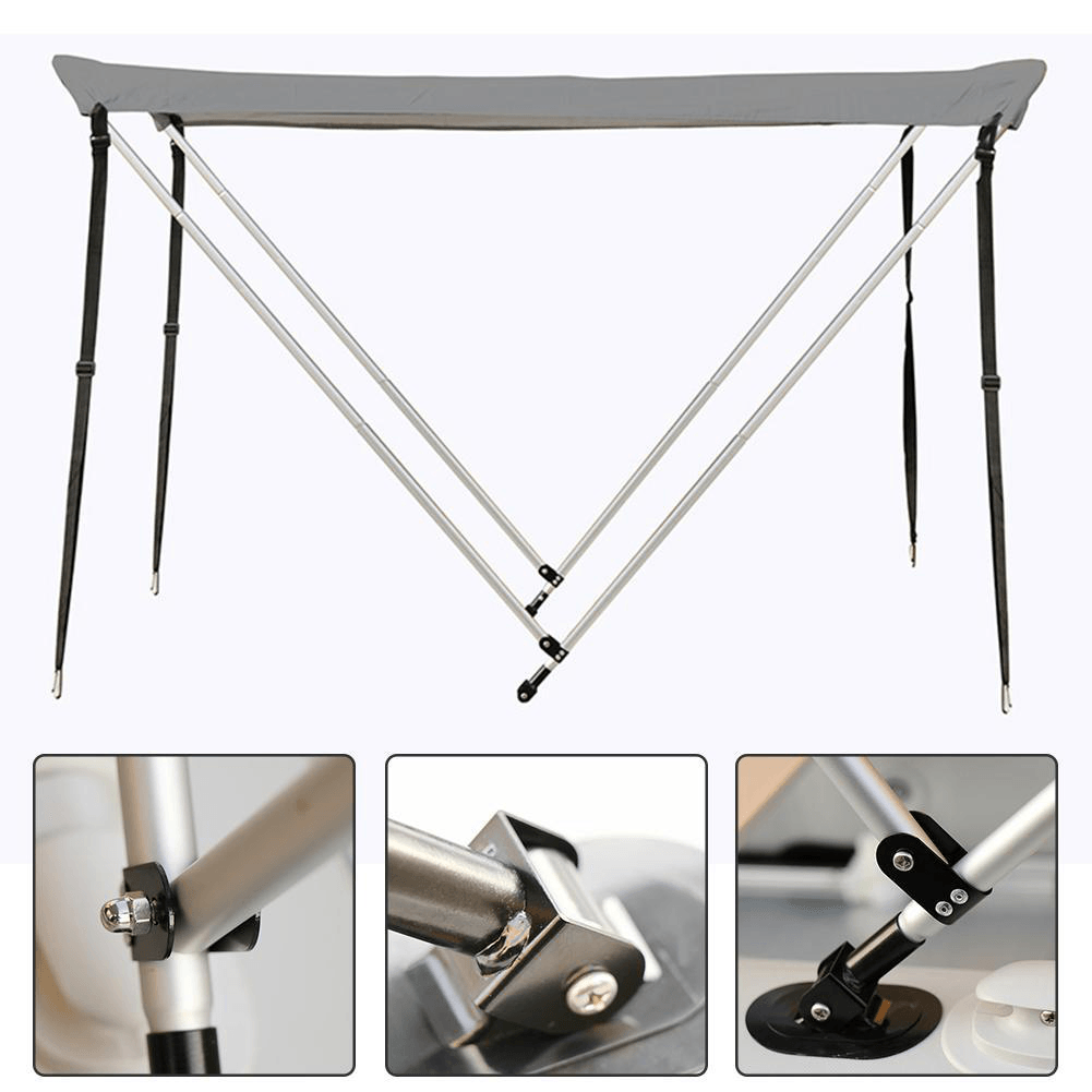 Kayak Awning Oxford Multifunctional Foldable Inflatable Boat Tent Top Cover Canopy UV Protection Kayak Accessories - MRSLM