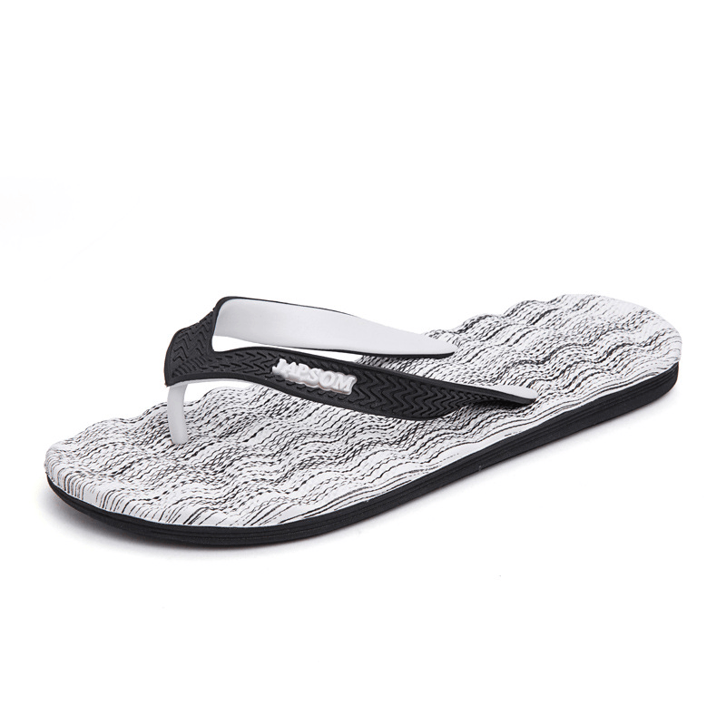 Men'S Casual Outdoor Beach and Indoor Home Clip Toe Slippers - MRSLM