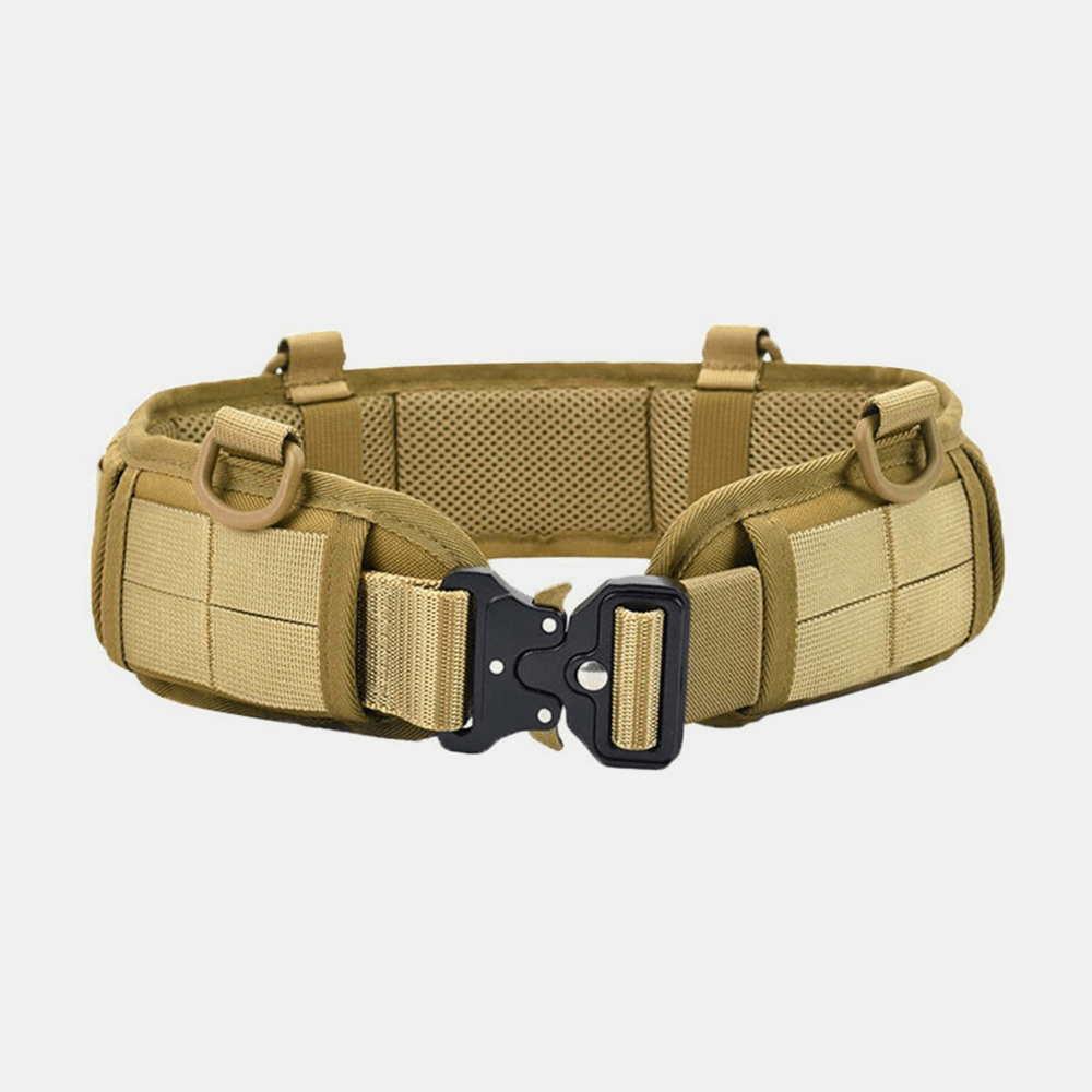 Men Nylon Outdoor Tactical Multifunctional Camouflage Training Pants Belt - MRSLM