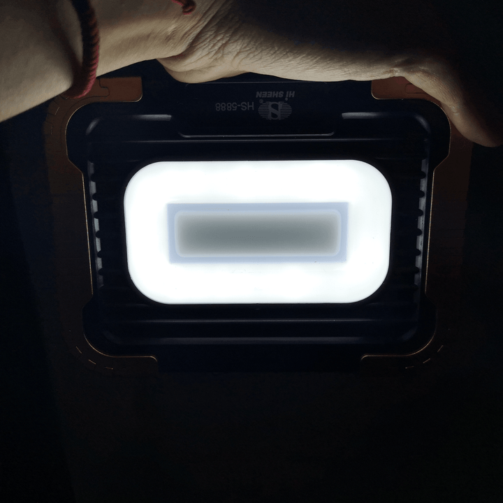 COB Solar Light 2 Modes Waterproof Work Light Camping Emergency Lantern Floodlight Flashlight - MRSLM