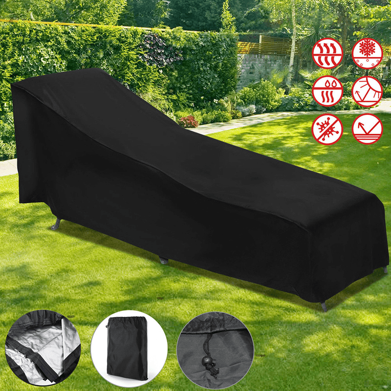 Waterproof Dust-Proof Furniture Chair Sofa Cover Protection Garden Patio Outdoor Cover Garden Balcony Deck Chair Shed - MRSLM