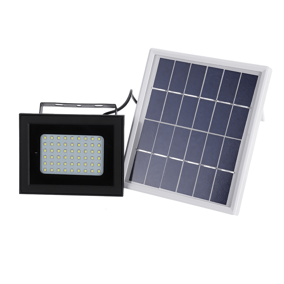 400LM 54 LED Solar Panel Flood Light Spotlight Project Lamp IP65 Waterproof Outdoor Camping Emergency Lantern with Remote Control - MRSLM