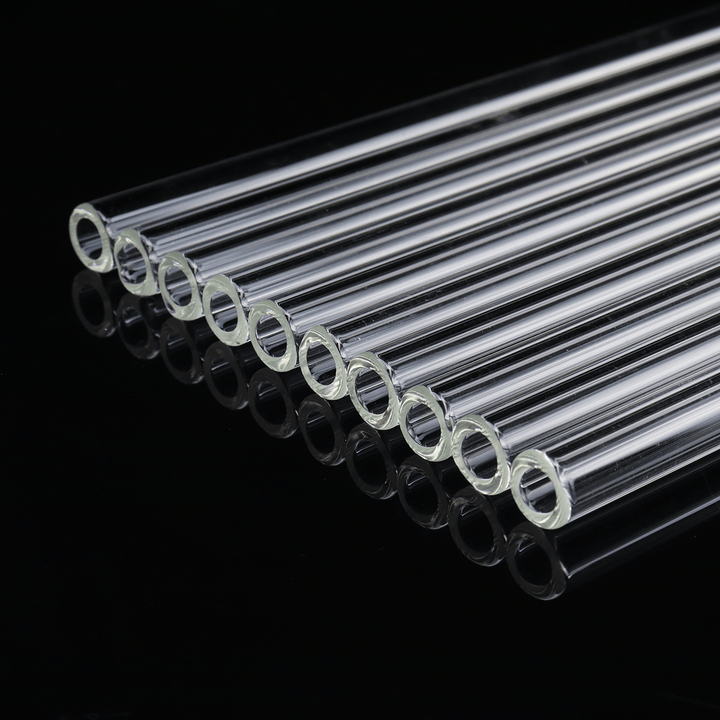 10Pcs Length 150Mm OD 10Mm 1Mm Thick Wall Borosilicate Glass Blowing Tube Lab Tubes - MRSLM