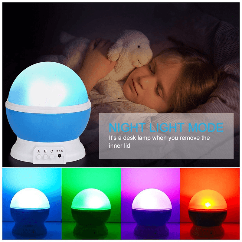 Star Night Lights for Kids Star Projector Night Light Projection Lamp for Children Baby Nursery Bedroom Birthday Gifts Christmas Decorations - MRSLM