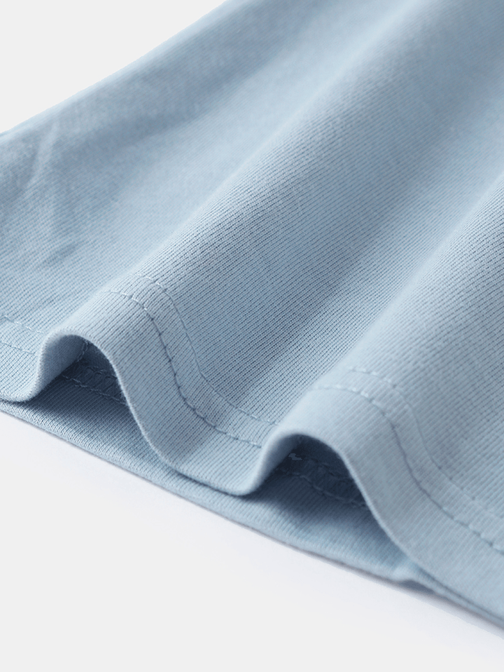 Mens Dolphin Graphic Print 100% Cotton O-Neck Short Sleeve T-Shirt - MRSLM