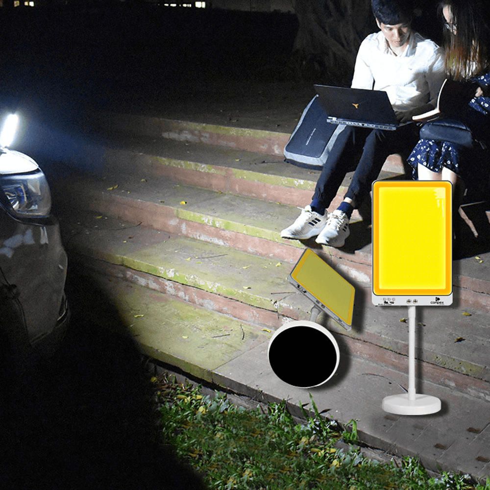 46W 1947LM COB Camping Light 3 Modes Car Charging Tent Lamp IP67 Waterproof Emergency Light with Remote Control - MRSLM