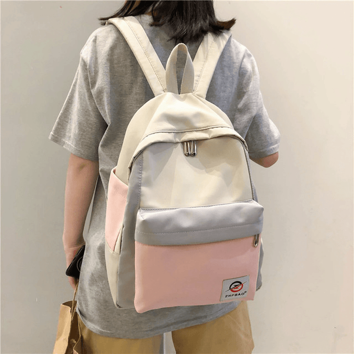New Fashion Ins Wind Bag Female High School College Girl Small Fresh Backpack - MRSLM