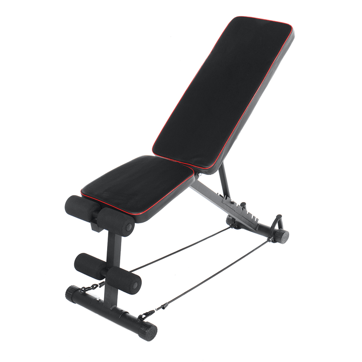 Adjustable Folding Sit up Benches Abdominal Muscle Training Machine Utility Home Gym Fitness Equipment - MRSLM