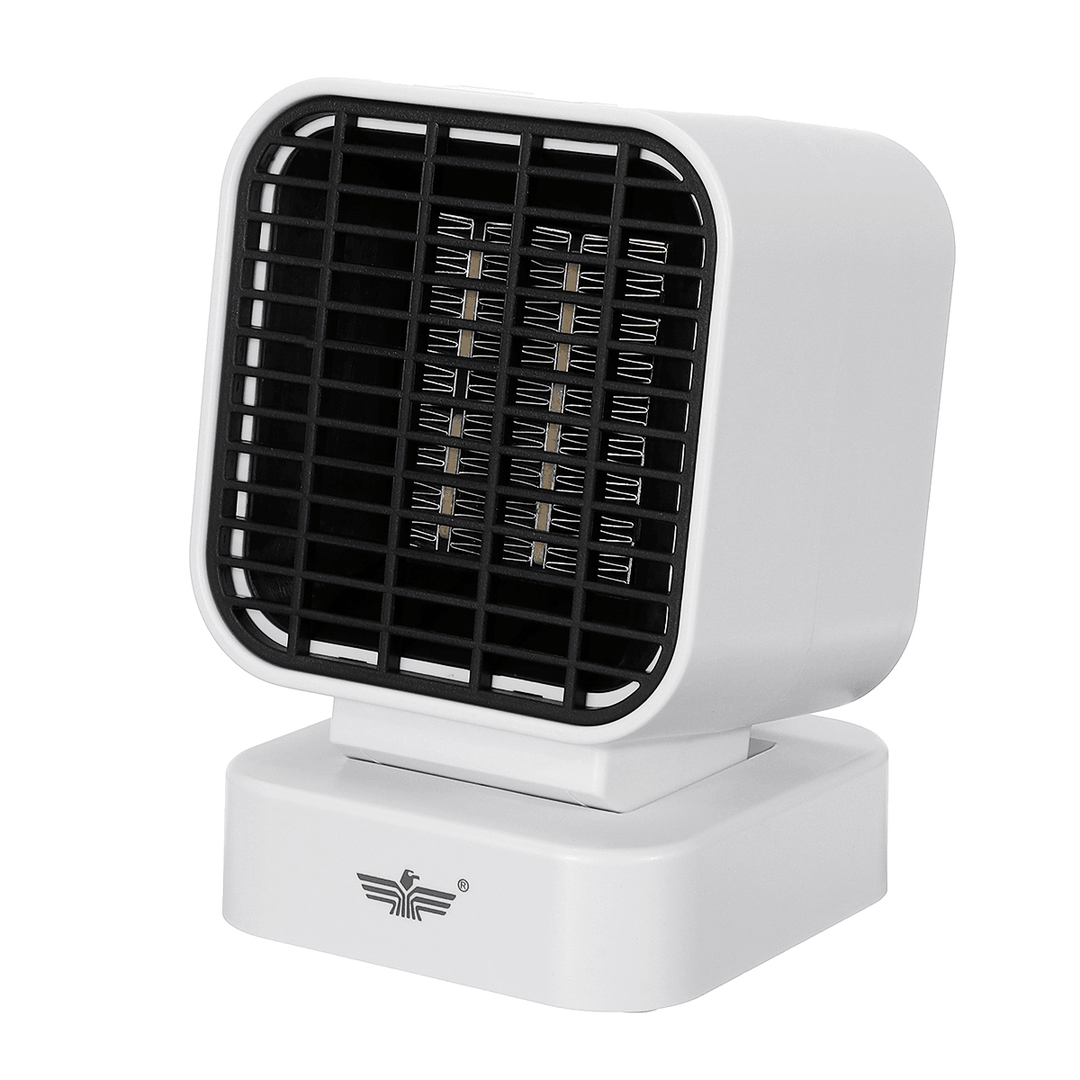 220V 500W Mini Infrared Electric Heater Fan Silent Winter Household Warmer PTC Heating Fan - MRSLM
