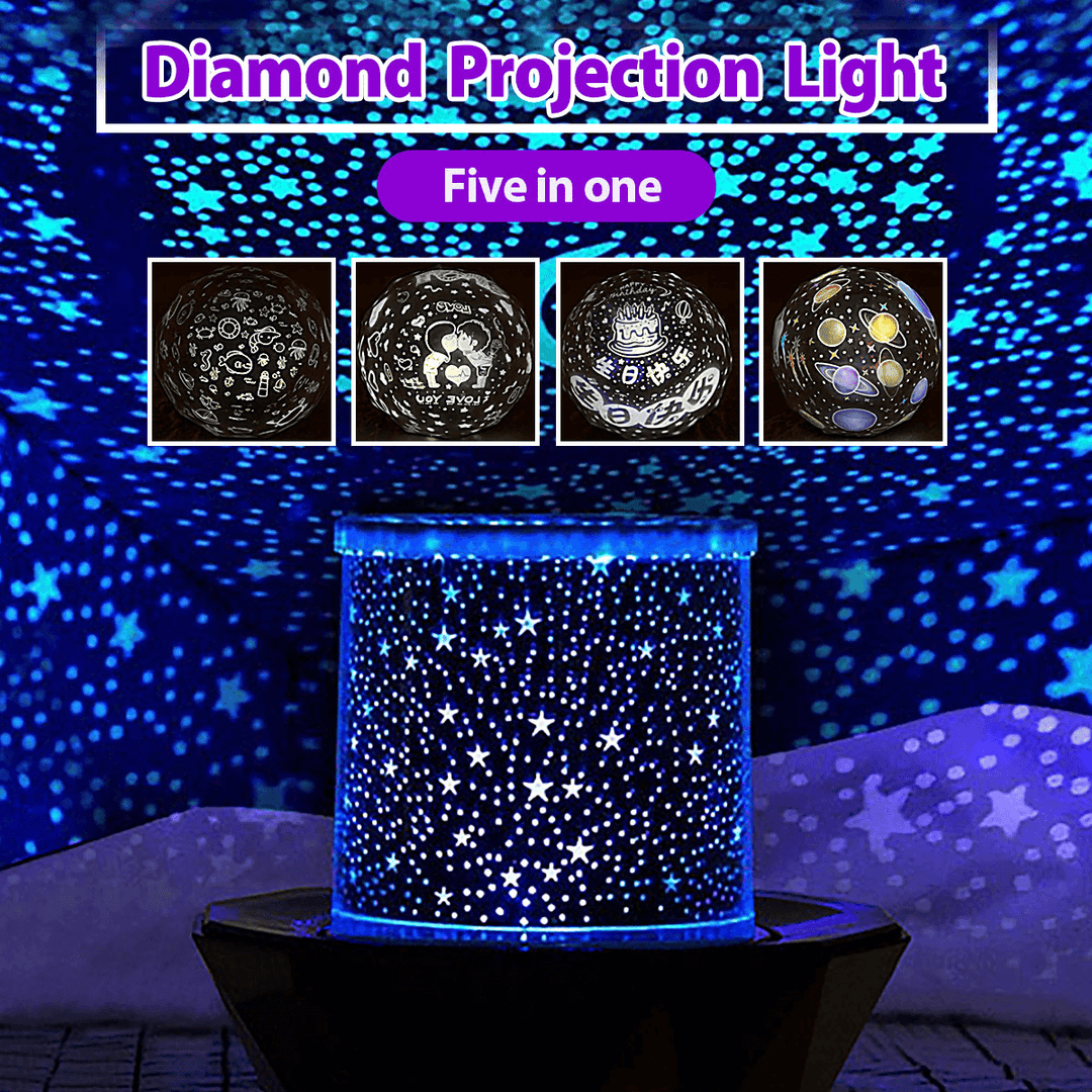 LED Night Light 3D Magic Projection Lamp TOYS for BOYS GIRLS Xmas Gift for Kids - MRSLM