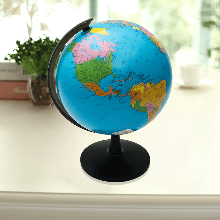 32Cm Swivel World Globe Map Desktop Decor Kids Children Educational Earth Teaching Interactive Toys Gift - MRSLM