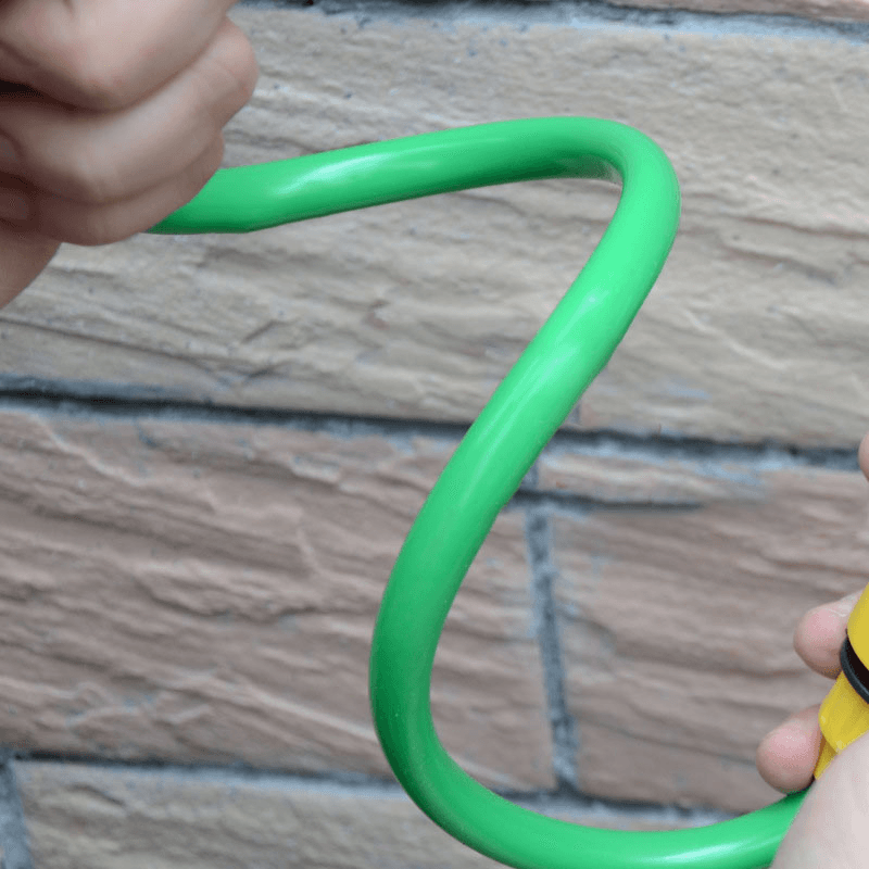 Coiled Wash down Hose with Nozzle Flexible Portable Expandable Garden Water Hose with Nozzle - MRSLM