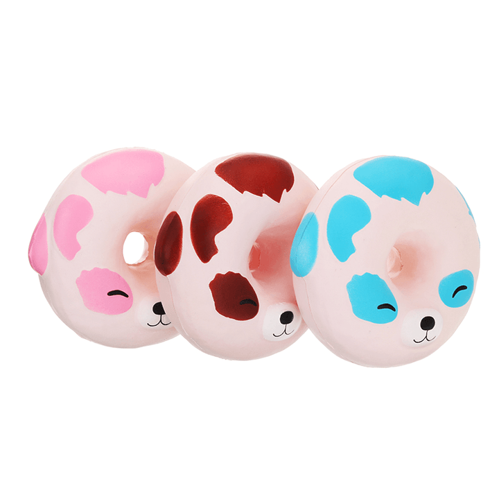 Yunxin Squishy Puppy Dog Donut 10Cm Scented Soft Slow Rising with Packaging Collection Gift Toy - MRSLM