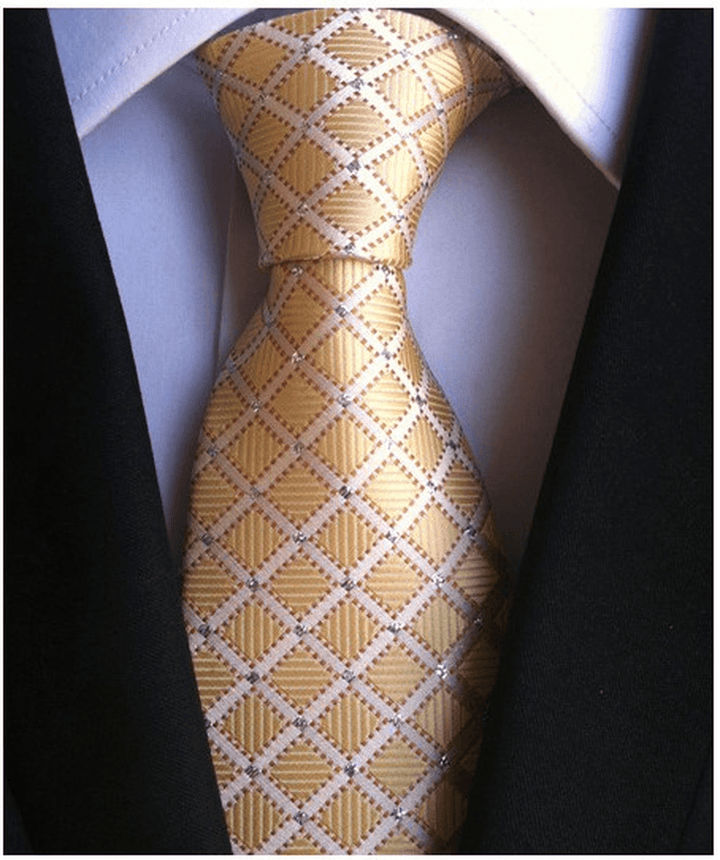 Men S Tie 8Cm Business Gentleman British Formal Wear - MRSLM