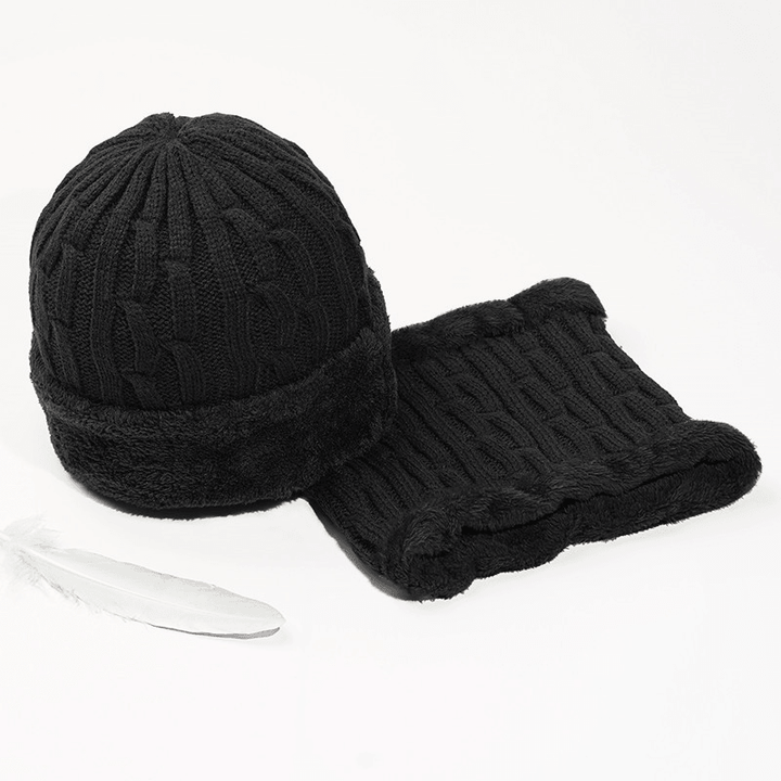 Woolen Hats for Middle-Aged and Elderly Men in Winter Thicken Men'S Knitted Hats for the Elderly - MRSLM