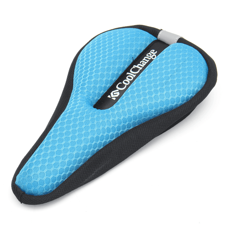 BIKIGHT Bike Saddle Pad Cushion Silicone Gel Bike Seat Cover Case Soft Pad Breathable - MRSLM