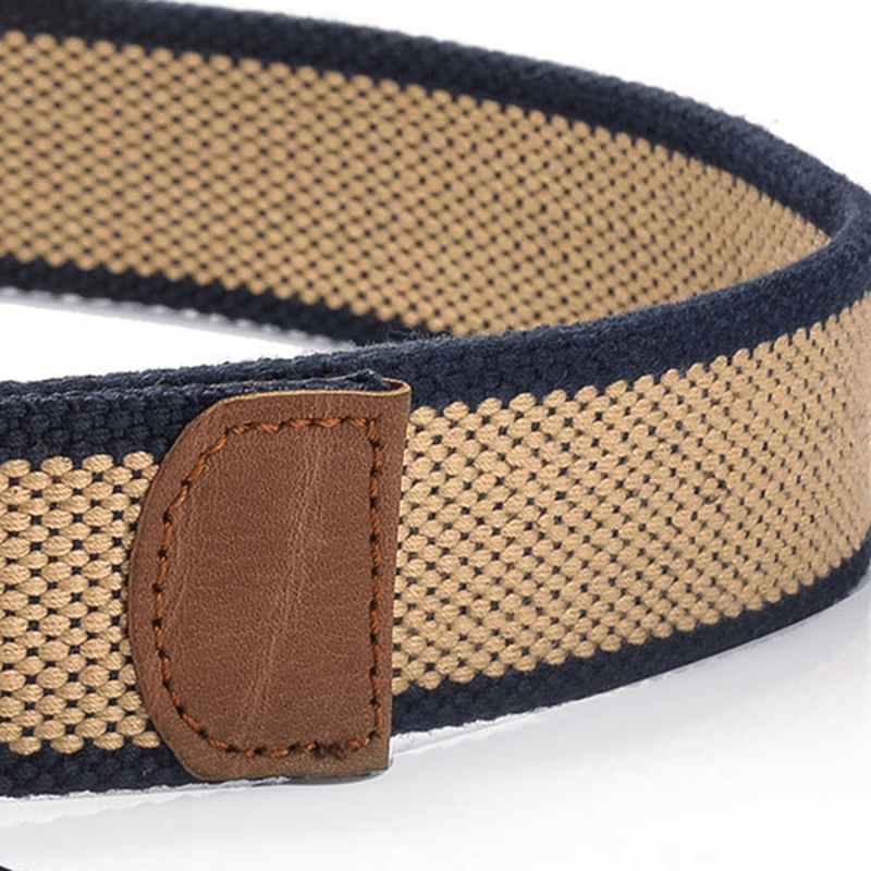 125CM Mens Double Ring Alloy Buckle Belt Outdoor Canvas Military Tactical Jeans Strip - MRSLM