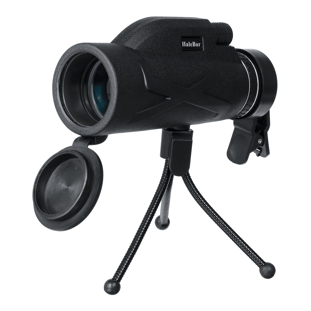 200X70 HD Monocular Universal Optical Telescope Waterproof Low Night Vision with Tripod Phone Clip - MRSLM