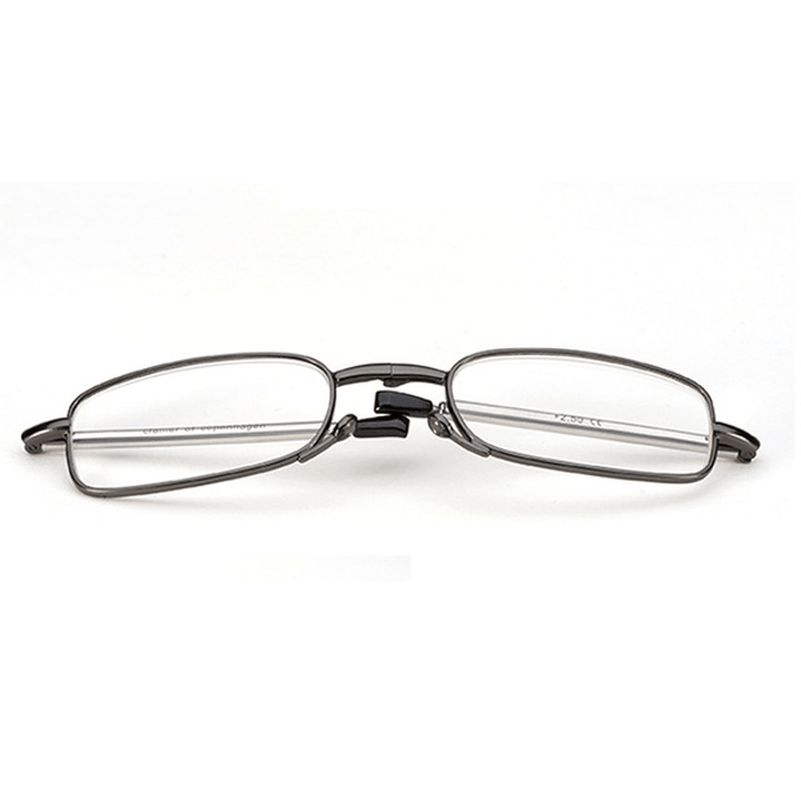 Men Women Foldable Reading Glasses with Glasses Case Presbyopic Glasses - MRSLM
