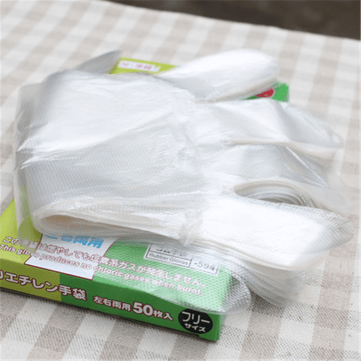 50Pcs/1Set Disposable Gloves Baking Accessories Cooking Guard Tool Glove - MRSLM