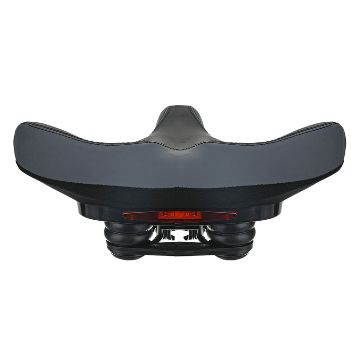 Bike Saddle Comfortable Breathable Wide Cushions Seat Shock Absorber with 3 Modes Taillight for Electric Bike Scooter Motorcycle - MRSLM