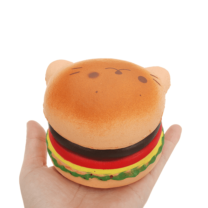 Seal Burger Squishy 7.5*9.5Cm Slow Rising Soft Collection Gift Decor Toy Original Packaging - MRSLM