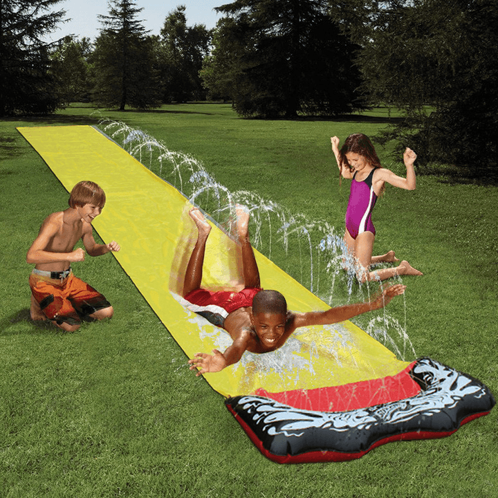 480*70CM Water Slide Fun Outdoor Splash Slip for Children Summer Pool Kids Games - MRSLM