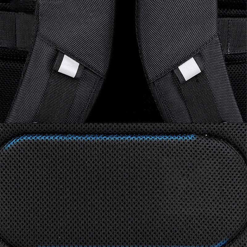 Men Large Capacity Waterproof Backpack Handbag with USB Charging Port & Audio Port - MRSLM