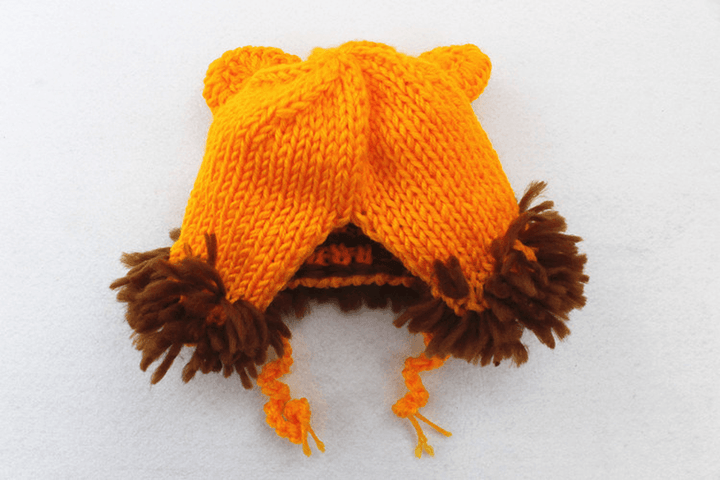 Orange Lion Cotton Sweater - MRSLM