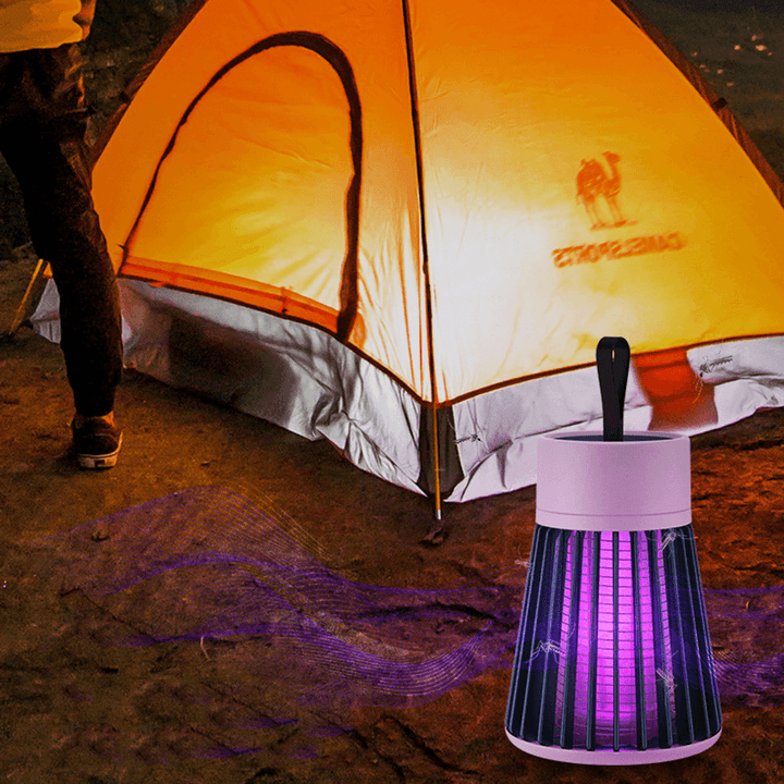 Electric Mosquito Killer Lamp USB Purple Light Trapping Repellent Mosquito Killer Mosquito Dispeller Low Noise - MRSLM