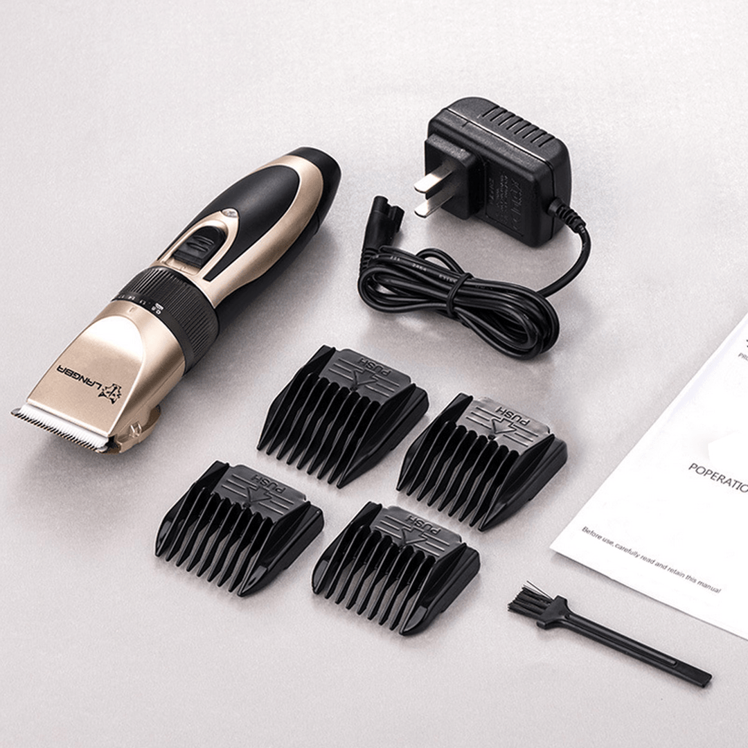Electric Hair Clippers Scissors&Shears Shaver Trimmer Grooming Cordless Cat Dog Hair Trimmer - MRSLM